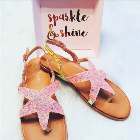 Mermaid Glittery Starfish Sandals - Picture 3 of 5